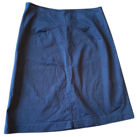 Vintage Olsen Europe Black Knee-Length A-Line Casual Skirt Size 10 - Picture 8 of 12